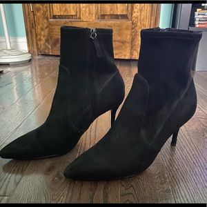 Nine west faux suede pointed boots